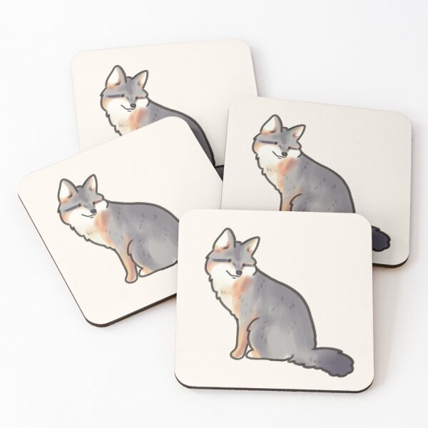 Item preview, Cute Gray fox drawing  designed and sold by Artofmayara.