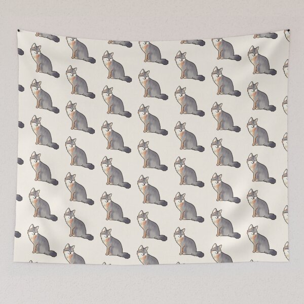 Item preview, Cute Gray fox drawing  designed and sold by Artofmayara.