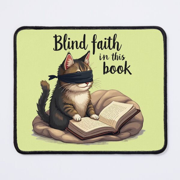 Item preview, CURIOUS CAT'S TRUST IN THE WRITTEN WORD designed and sold by LeeLeeV.
