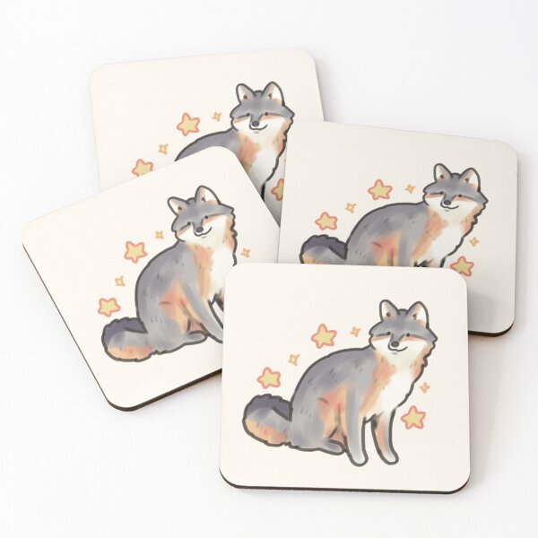 Item preview, Gray fox with stars  designed and sold by Artofmayara.