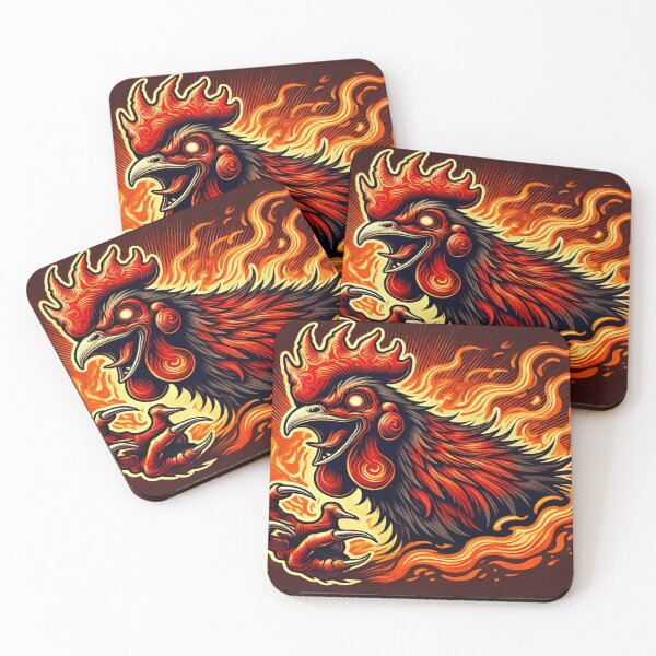 Item preview, Demonic Chicken with Fiery Feathers designed and sold by Genady.