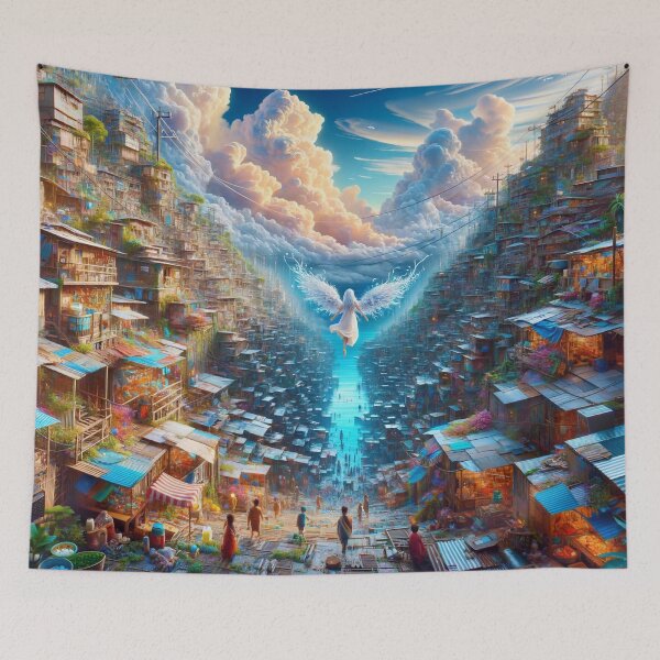 Item preview, Angel over the city designed and sold by M-Y-A-R-T-.