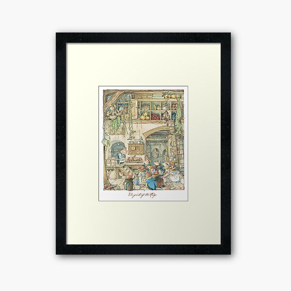 The fruits of the hedge Framed Art Print