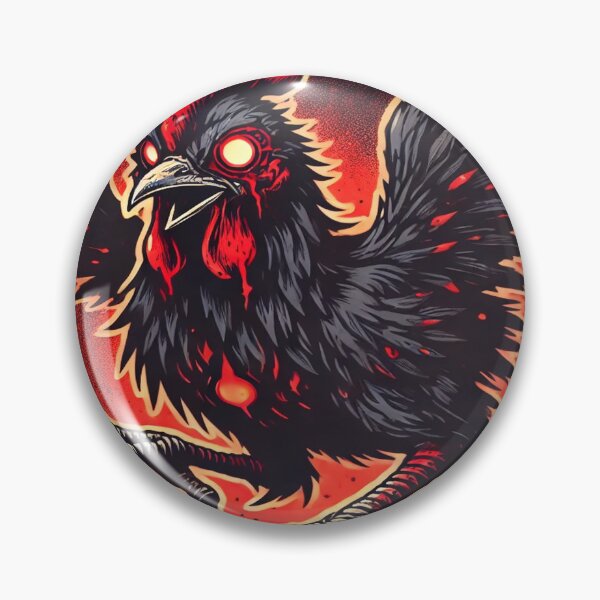 Item preview, Hellish Chicken with Glowing Eyes designed and sold by Genady.