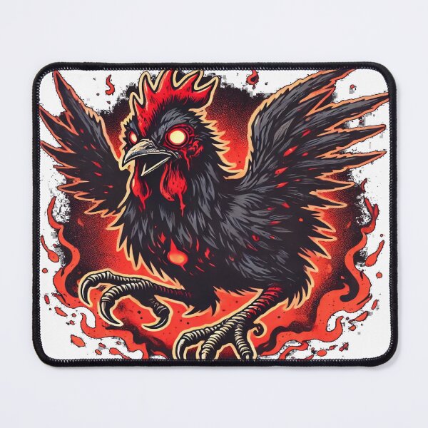 Item preview, Hellish Chicken with Glowing Eyes designed and sold by Genady.