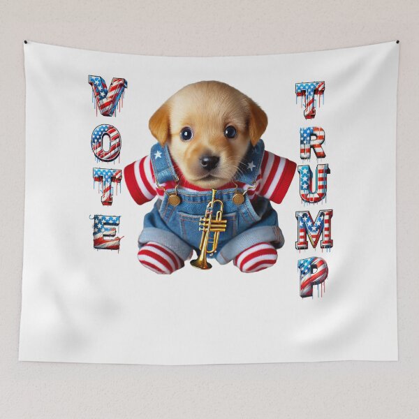 Item preview, Vote Trump 2024 Puppy designed and sold by FashionFusionFL.