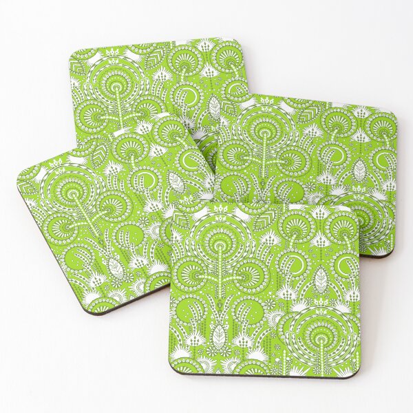 Item preview, Floral Folk Style Stylization, Green version designed and sold by Alex  Blud.