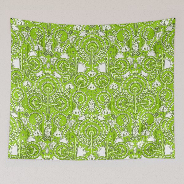 Item preview, Floral Folk Style Stylization, Green version designed and sold by Alex  Blud.