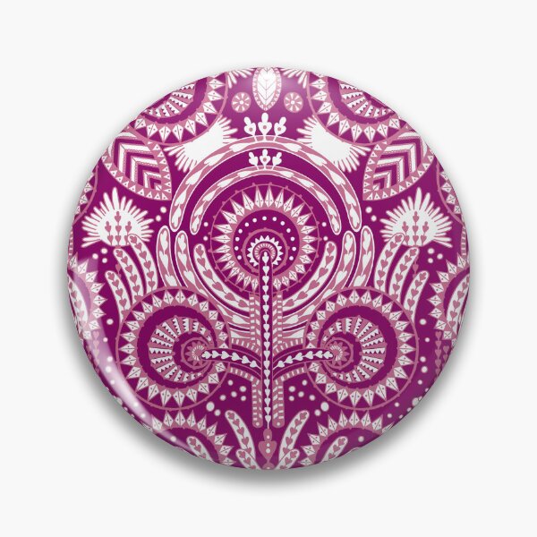 Item preview, Floral Folk Style Stylization, Dark cherry version designed and sold by Alex  Blud.