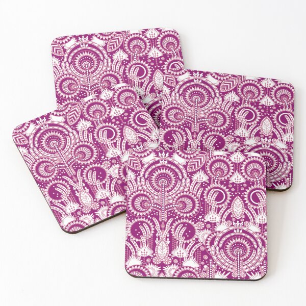 Item preview, Floral Folk Style Stylization, Dark cherry version designed and sold by Alex  Blud.