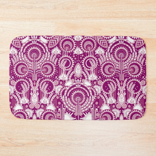 Item preview, Floral Folk Style Stylization, Dark cherry version designed and sold by Alex  Blud.