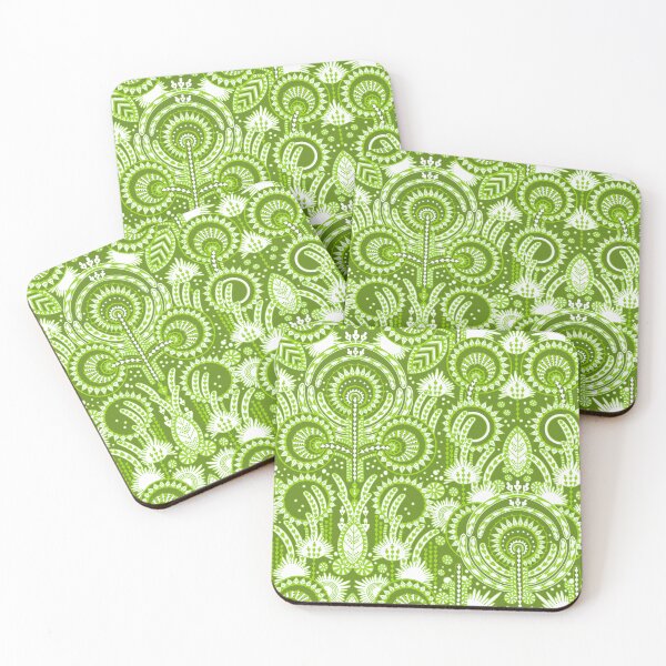 Item preview, Floral Folk Style Stylization, Dark green version designed and sold by Alex  Blud.