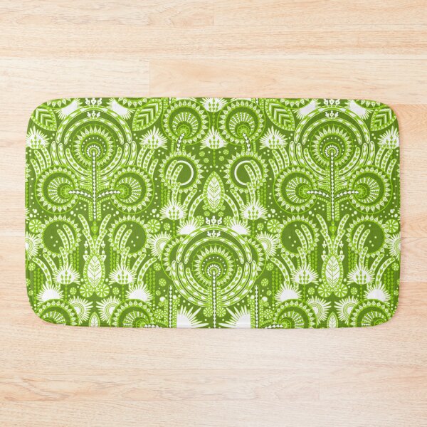 Item preview, Floral Folk Style Stylization, Dark green version designed and sold by Alex  Blud.