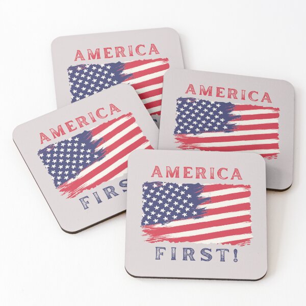 Item preview, AMERICA FIRST designed and sold by BakaDoodles.
