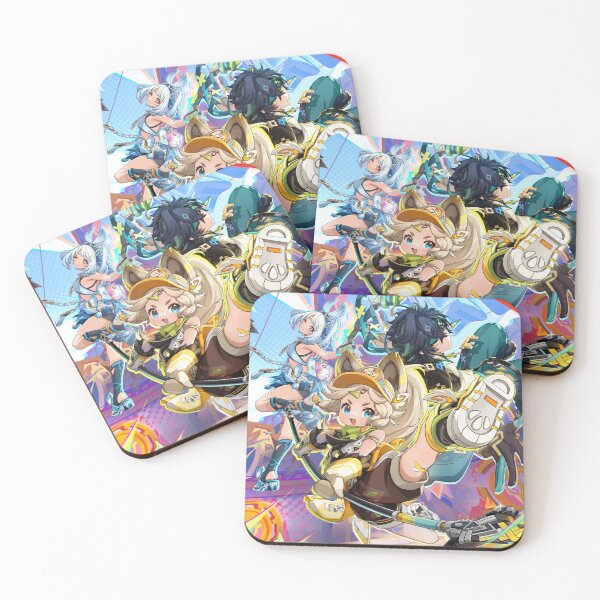 Item preview, Genshin Impact 5.0 Kachina, Mualani & Kinich Artwork  designed and sold by Astral Drop.