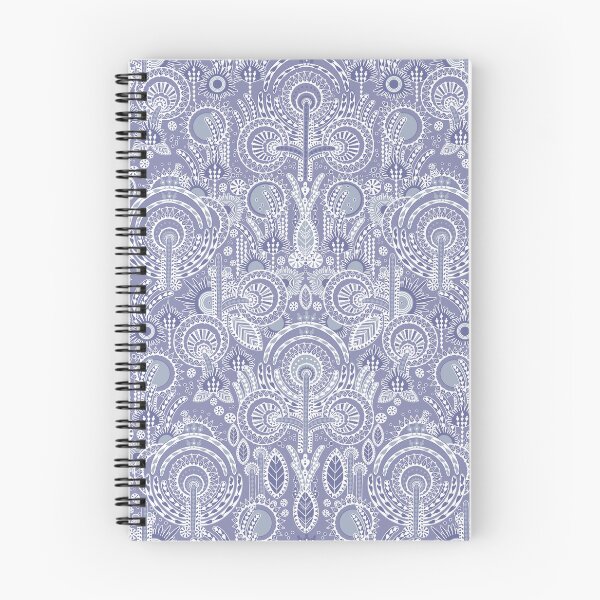 Item preview, Floral Folk Style Stylization, Grey-blue version designed and sold by Alex  Blud.