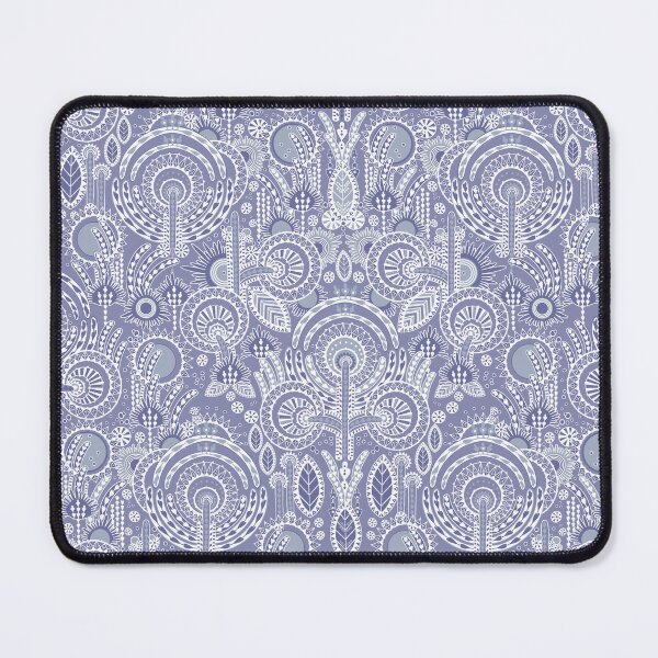 Item preview, Floral Folk Style Stylization, Grey-blue version designed and sold by Alex  Blud.