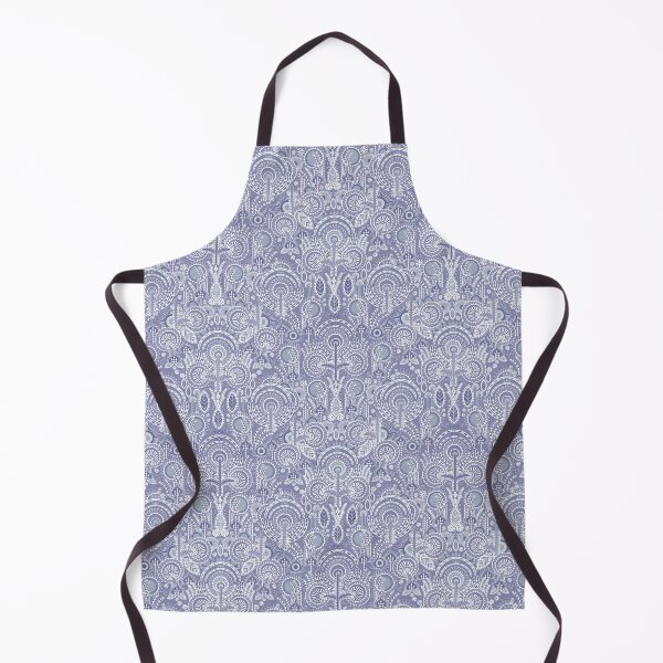 Item preview, Floral Folk Style Stylization, Grey-blue version designed and sold by Alex  Blud.