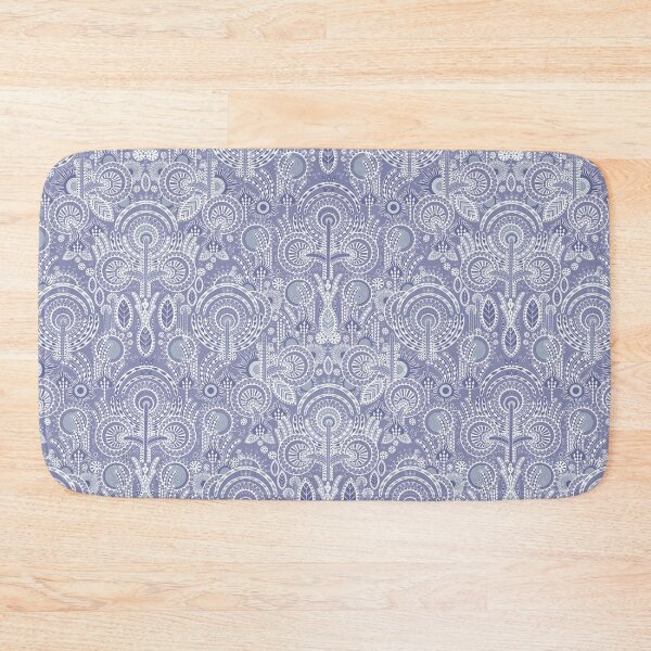 Item preview, Floral Folk Style Stylization, Grey-blue version designed and sold by Alex  Blud.
