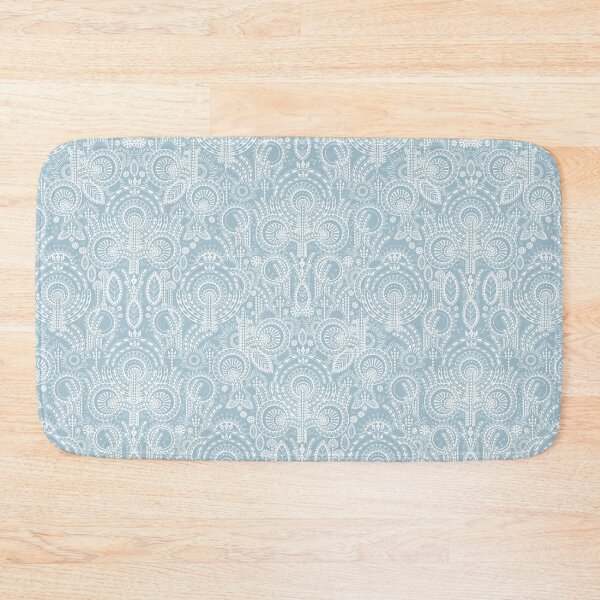 Item preview, Floral Folk Style Stylization, Light blue version designed and sold by Alex  Blud.