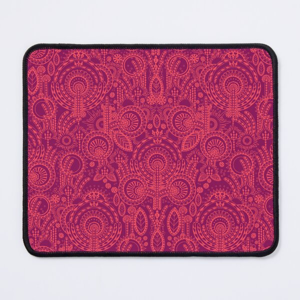 Item preview, Floral Folk Style Stylization, Dark fuchsia version designed and sold by Alex  Blud.