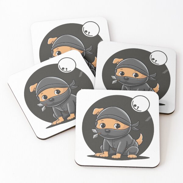 Item preview, Dog as ninja designed and sold by KukerLukii.