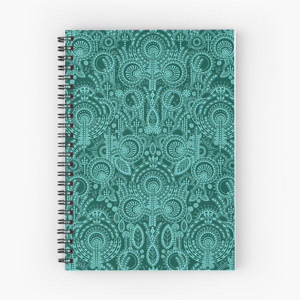 Item preview, Floral Folk Style Stylization, Dark Emerald Version designed and sold by Alex  Blud.