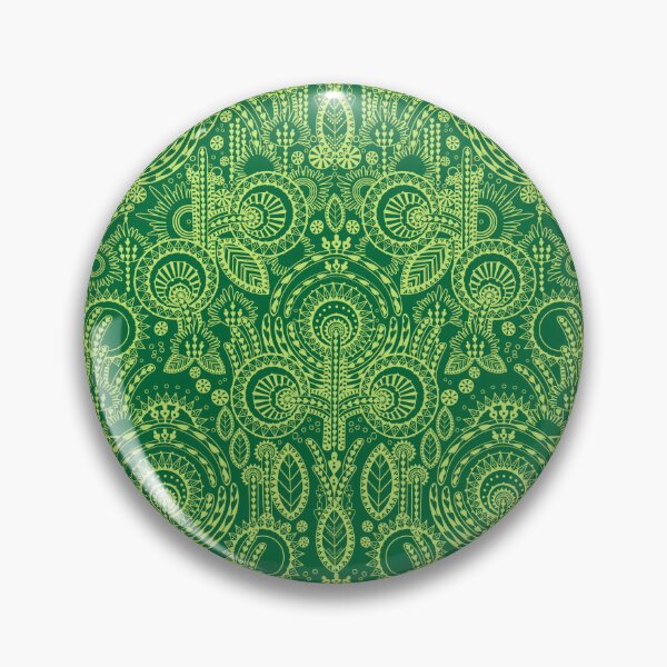 Item preview, Floral Folk Style Stylization, Dark green version designed and sold by Alex  Blud.