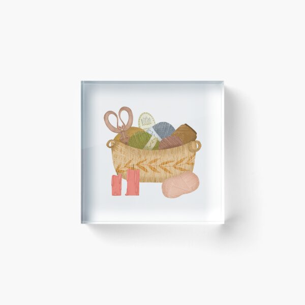 Item preview, Sewing threads in a basket designed and sold by pinkyfish1010.