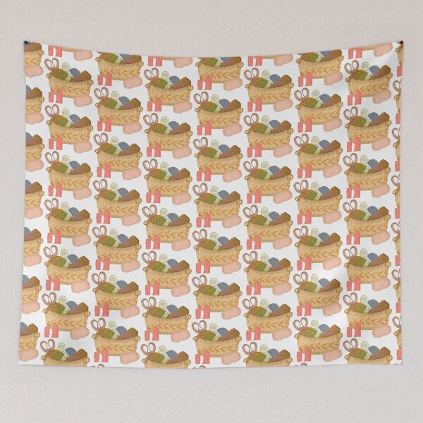 Item preview, Sewing threads in a basket designed and sold by pinkyfish1010.