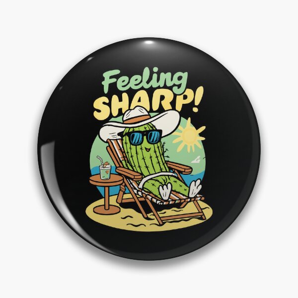 Item preview, Cactus Cartoon Design Relaxed Punny Desert Vibes beachwear designed and sold by w1ckerman.