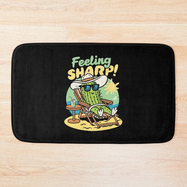 Item preview, Cactus Cartoon Design Relaxed Punny Desert Vibes beachwear designed and sold by w1ckerman.