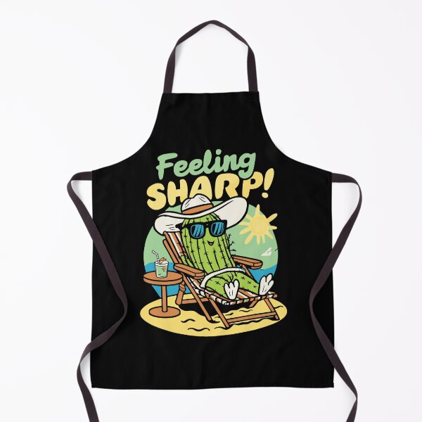 Item preview, Cactus Cartoon Design Relaxed Punny Desert Vibes beachwear designed and sold by w1ckerman.