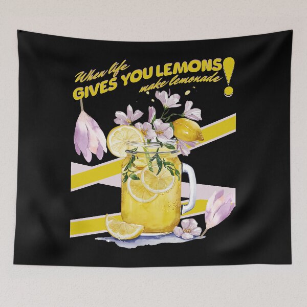 Item preview, WHEN LIFE GIVES YOU LEMONS designed and sold by justyna-s28.