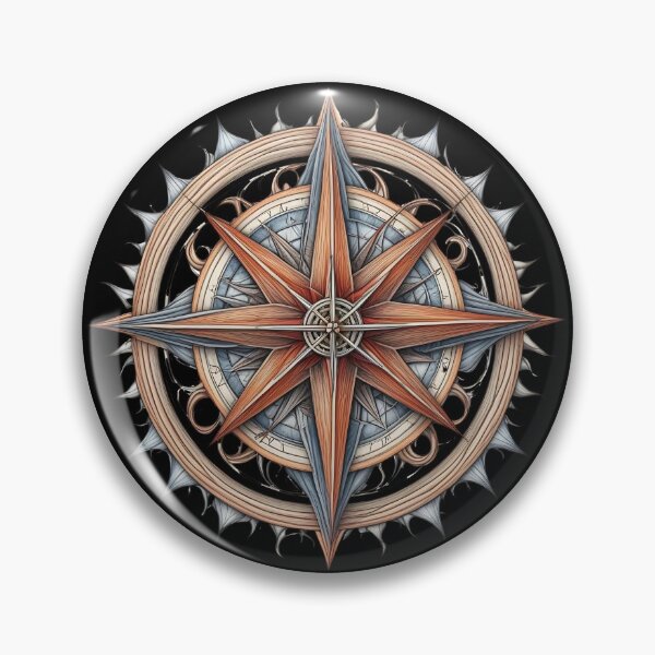 Item preview, Abstract art reminiscent of a Gothic compass rose designed and sold by Pflugart.