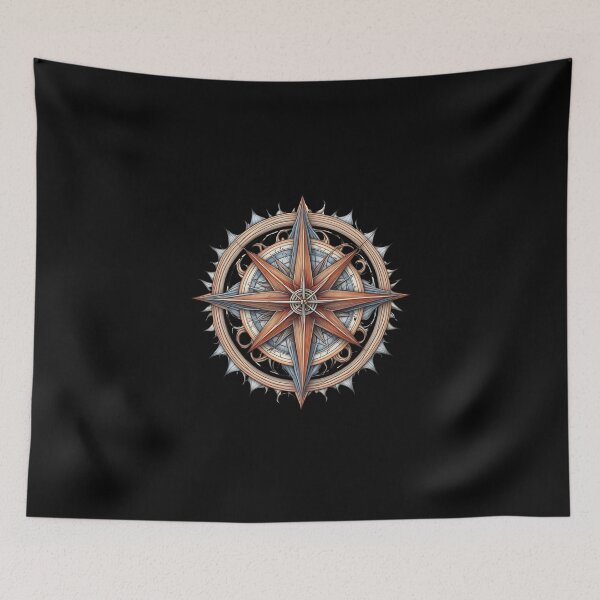 Item preview, Abstract art reminiscent of a Gothic compass rose designed and sold by Pflugart.