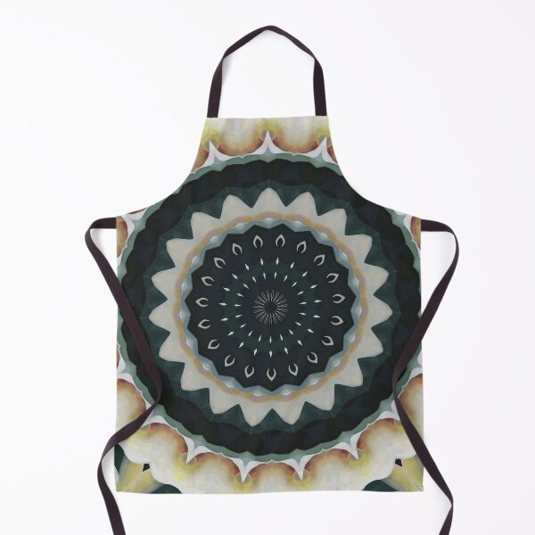 Item preview, Grey and Beige Calla Lily Flower Pattern Mandala designed and sold by taiche.