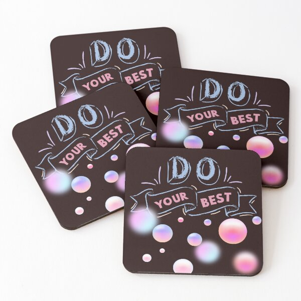 Item preview, Motivational Quote | Do Your Best Typography Art ,Burst of Joy designed and sold by Happyfreedom.