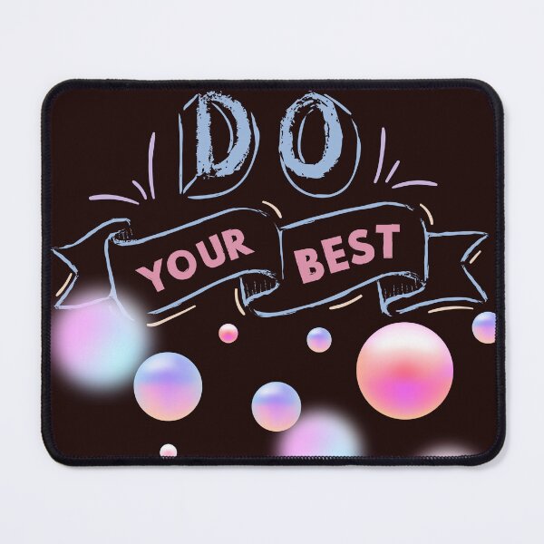 Item preview, Motivational Quote | Do Your Best Typography Art ,Burst of Joy designed and sold by Happyfreedom.