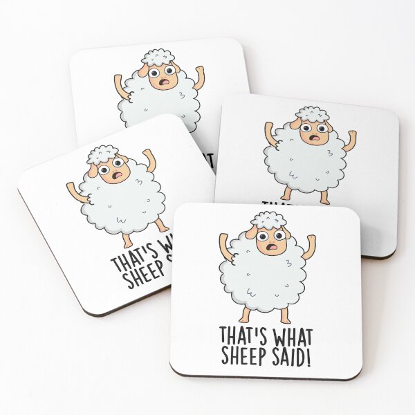 Item preview, That's What Sheep Said Funny Animal Pun  designed and sold by punnybone.