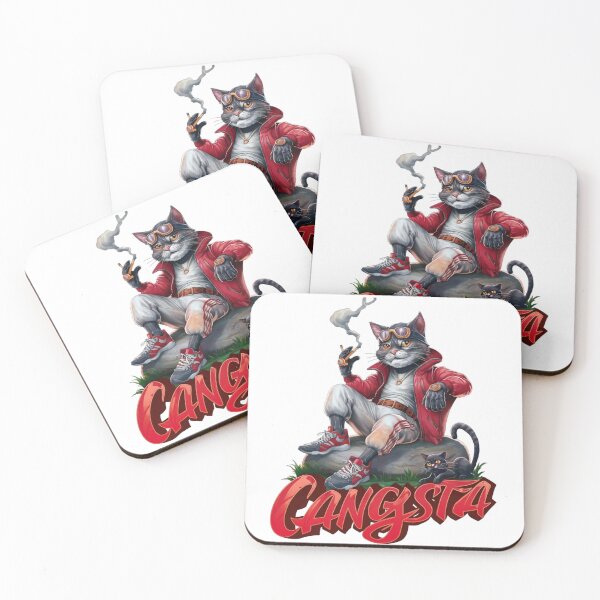 Aperçu de l'œuvre Gangsta de chat créée et vendue par JansenGS.