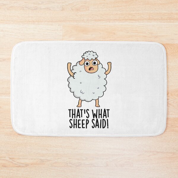 Item preview, That's What Sheep Said Funny Animal Pun  designed and sold by punnybone.