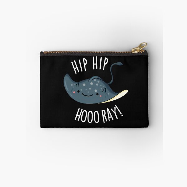 Item preview, Hip Hip Hoo-ray Funny Sting Ray Pun (Dark BG) designed and sold by punnybone.