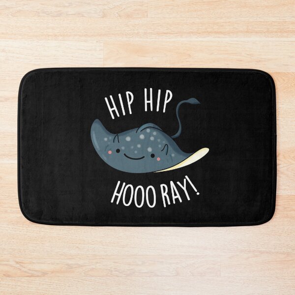 Item preview, Hip Hip Hoo-ray Funny Sting Ray Pun (Dark BG) designed and sold by punnybone.