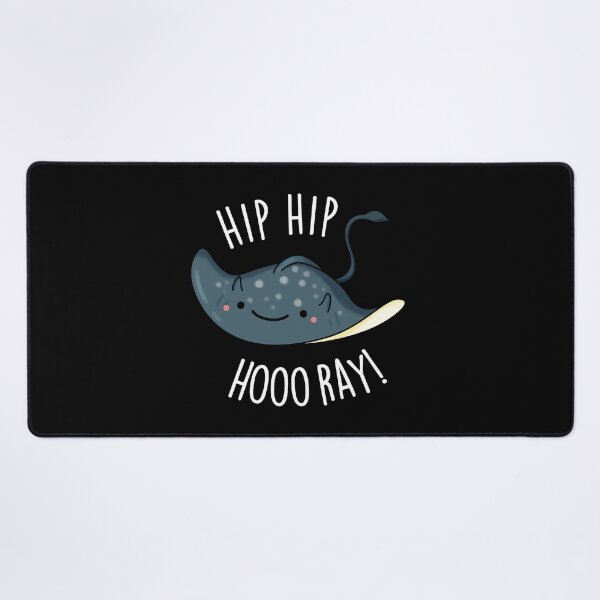 Item preview, Hip Hip Hoo-ray Funny Sting Ray Pun (Dark BG) designed and sold by punnybone.