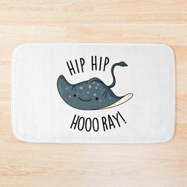 Item preview, Hip Hip Hoo-ray Funny Sting Ray Pun  designed and sold by punnybone.