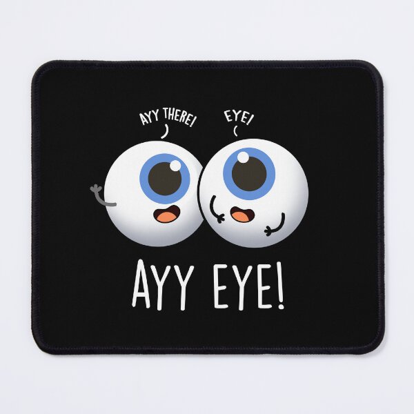 Item preview, Aay Eye Funny AI Pun (Dark BG) designed and sold by punnybone.