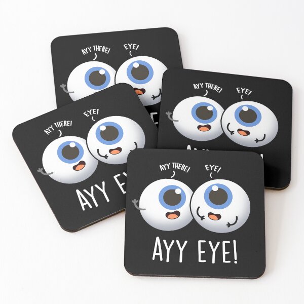 Item preview, Aay Eye Funny AI Pun (Dark BG) designed and sold by punnybone.