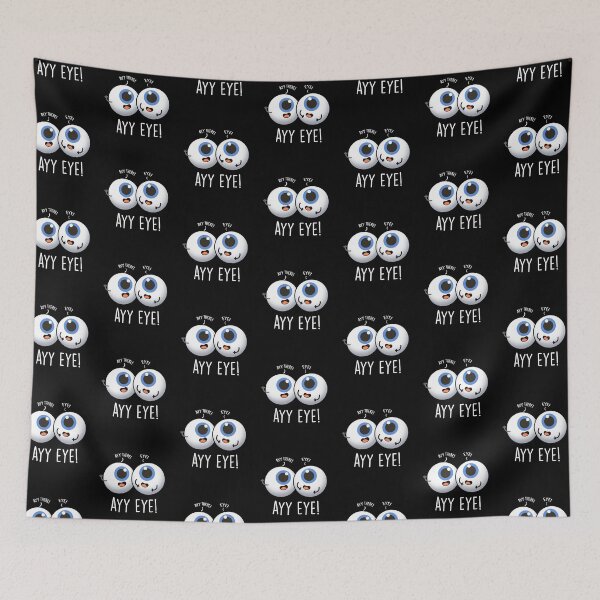 Item preview, Aay Eye Funny AI Pun (Dark BG) designed and sold by punnybone.