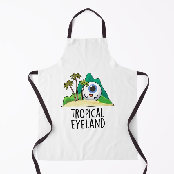 Item preview, Tropical Eye-land Funny Island Pun  designed and sold by punnybone.